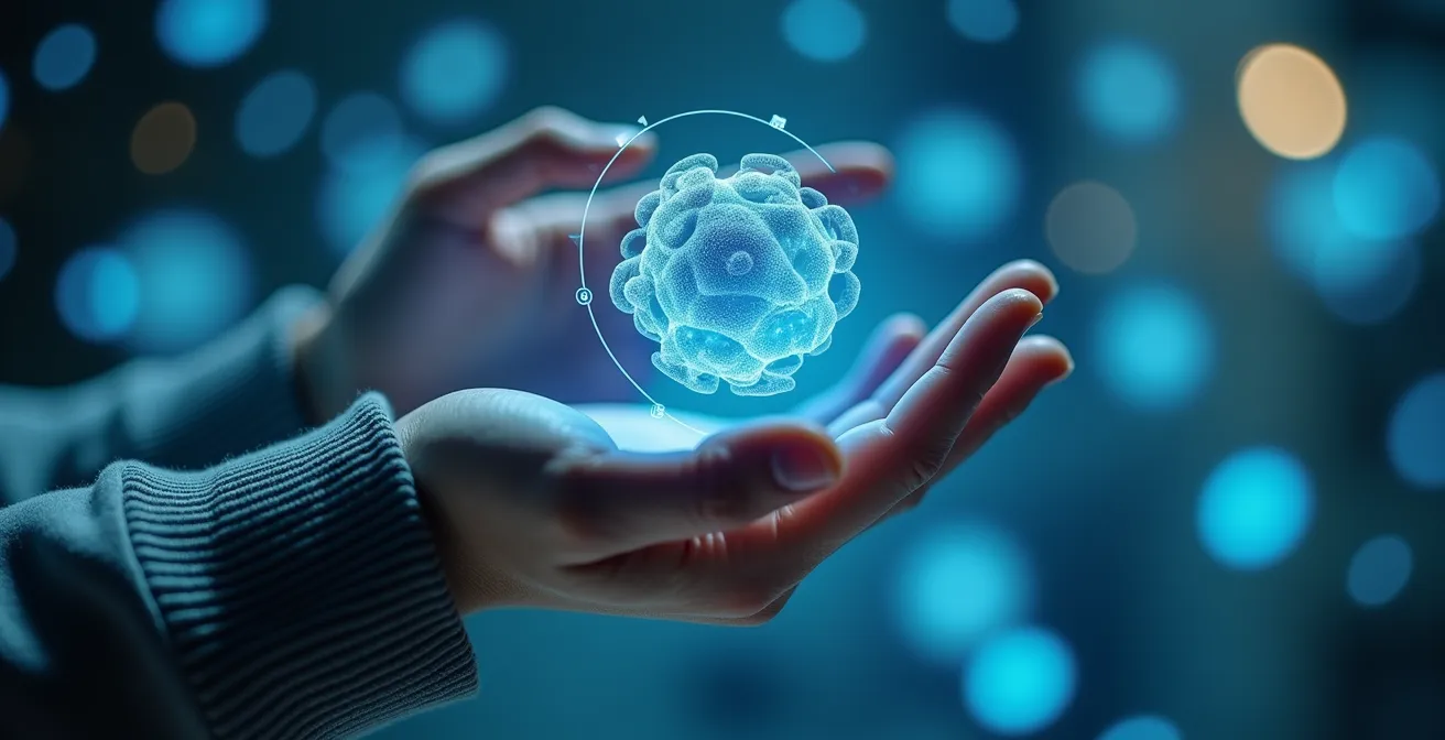 Exploration d'une structure moléculaire complexe en environnement 3D immersif